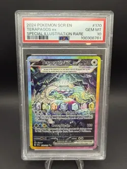 PSA 10 - Pokemon Stellar Crown Terapagos ex SIR Holo 170/142 - Image 1