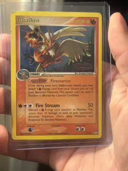 Pokemon TCG Blaziken 5/108 Power Keepers Reverse Holo Rare 2007 NM - Image 1