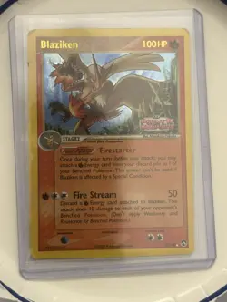 Pokemon TCG Blaziken 5/108 Power Keepers Reverse Holo Rare 2007 NM - Image 2