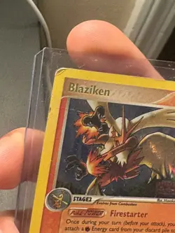 Pokemon TCG Blaziken 5/108 Power Keepers Reverse Holo Rare 2007 NM - Image 3