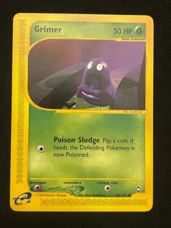 Pokemon Grimer Common Aquapolis 079/147 NM - Image 1