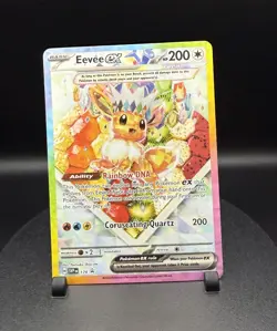 2025 Pokemon Eevee EX SVP 174 Black Star Promo Prismatic Evolutions SPC - Image 1