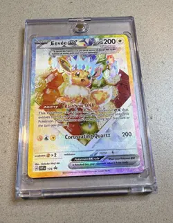 2025 Pokemon Eevee EX SVP 174 Black Star Promo Prismatic Evolutions SPC - Image 3