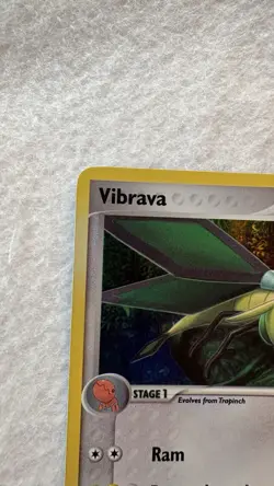 Vibrava 40/108 Reverse Holo Stamped Pokemon 2007 EX Power Keepers MP - Image 4