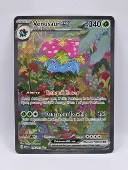 Pokemon TCG Venusaur ex 198/165 Scarlet Violet 151 Special Illustration Rare - Image 1