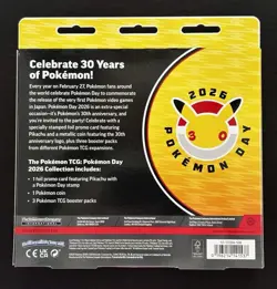 Pokemon Day 2026 Collection Box 30th Anniversary Pikachu Sealed New - Image 2