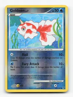 Pokemon TCG - Goldeen 107/147 MP Common Supreme Victors Reverse Holo - Image 1