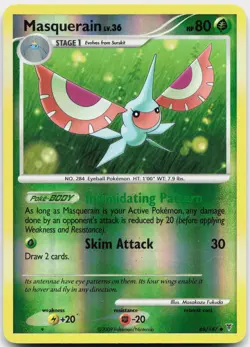 Masquerain 68/147 Uncommon Supreme Victors Pokemon Reverse Holo Near Mint - Image 1