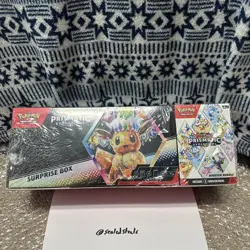 Pokemon TCG Prismatic Evolutions Surprise Box & Booster Sam's Club Bundle Sealed - Image 1