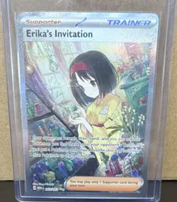 Pokemon Erika's Invitation Full Art Holo Special Illustration Rare 203/165 SV151 - Image 1