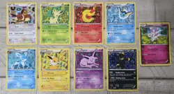 Pokemon Full Eeveelution Set Black & White Promo BW87 - BW94 Holo +Bonus Sylveon - Image 1