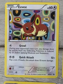 Pokemon Full Eeveelution Set Black & White Promo BW87 - BW94 Holo +Bonus Sylveon - Image 3