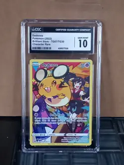 Pokemon TCG Dedenne Sword & Shield: Brilliant Stars TG07/TG30 Holo Secret Rare - Image 1