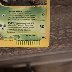 Pokemon Ledian H14/H32 Skyridge Holo Rare 2003 70 HP Pollen Shield Swift - Image 4