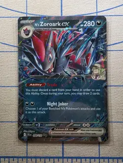 2025 Pokemon Gaming SV Journey Together - JTG EN N's Zoroark ex #098/159 - Image 1