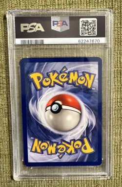 1999 POKEMON BASE SET UNLIMITED #1 ALAKAZAM-HOLO PSA 9 - Image 2