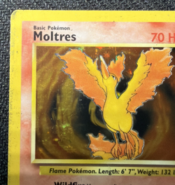Moltres 12/62 Holo Rare Fossil Pokemon Unlimited Holo MP/HP - Image 2