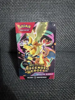 Pokemon TCG Booster Bundle Box Mega Evolution—Ascended Heroes English 6+ - Image 1