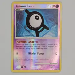 Pokemon - Unown A - Diamond & Pearl 65/130 - Reverse Holo - HP - Image 1