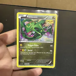 Pokemon TCG Rayquaza Legendary Treasures 93/113 Holo Rare Sleeved - Image 1