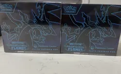 2 Pokemon TCG Mega Evolution Phantasmal Flame Pokemon Center ETB Sealed For $700 - Image 1