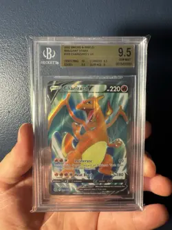 2022 Pokemon Sword and Shield Brilliant Stars 153 Charizard V UR BGS 9.5 - Image 1