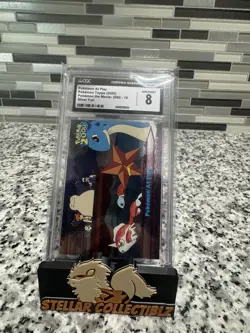 Pokemon At PlayPokemon Topps (2000)Pokemon the Movie: 2000 - 18Silver Foil - Image 1