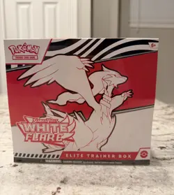 Pokemon TCG Scarlet & Violet White Flare ETB Elite Trainer Box Factory Sealed - Image 1