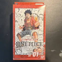 Bandai ONE PIECE Card Game Straw Hat Crew Starter Deck ST-01 English Sealed - Image 1