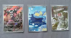 pokemon card lot full art Gothorita, Spheal, Swinub. - Image 1