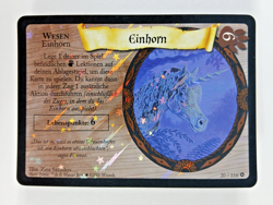 Unicorn #20 German Foil - Harry Potter TCG card (2001 WotC) Base Rare - Image 1