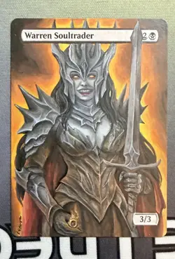 Warren Soultrader Altered Magic the Gathering Card By Lupaxart - Image 1