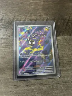 Pokemon TCG Gastly 177/162 Illustration Rare Holo SV05 Temporal Forces Card - Image 1