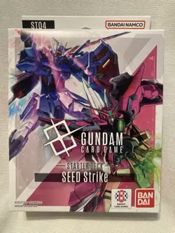 Gundam Card Game Starter Deck ST04 Seed Strike English New Factory Sealed - Image 1