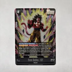 Son Goku: GT Foil SR Fusion World Dragon Ball Super ccg card game - Image 1