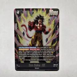 Son Goku: GT Foil SR Fusion World Dragon Ball Super ccg card game - Image 2
