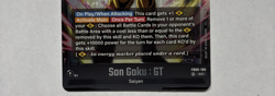 Son Goku: GT Foil SR Fusion World Dragon Ball Super ccg card game - Image 3