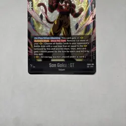 Son Goku: GT Foil SR Fusion World Dragon Ball Super ccg card game - Image 4