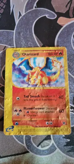 Charizard Expedition Base Set Regular Rare Card 39/165 Damaged - Image 1