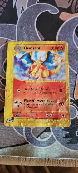 Charizard Expedition Base Set Regular Rare Card 39/165 Damaged - Image 2