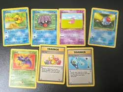 28 Fossil Pokemon Card Lot Vintage WOTC No Dups Commons, Uncommons, Rares - Image 2