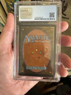 MTG Magic Revised Lightning Bolt CGC 9 Graded - Image 2