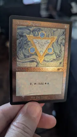 1x Azorious Signet Foil Etched NM - Secret Lair MTG Magic x1 - Image 1