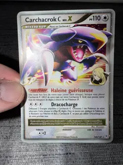 Carte Pokemon Carchacrok Niv X 145/147 Platine Vainqueurs Supremes Francais Occ - Image 3