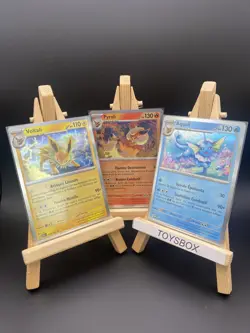 Carte Pokemon Pyroli 136 Voltali 135 Aquali 134 Holo / Serie 151 EV3.5 / NEUF FR - Image 1
