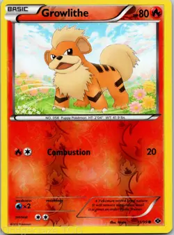 Growlithe 11/99 Common Next Destinies Pokemon Reverse Holo NM - Image 1