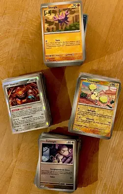 Pokemon Bulk 660 Karten Common/Uncommon/Trainer/Reverse Holo/Holo Rare DE / Eng - Image 1