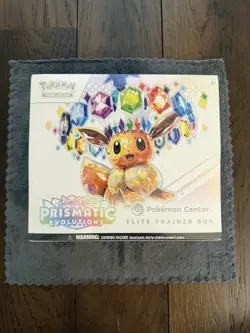 ETB Prismatic Evolution Sealed Pokemon Center Elite Trainer Box Pokemon - Image 1