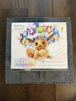 ETB Prismatic Evolution Sealed Pokemon Center Elite Trainer Box Pokemon - Image 1