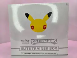 Pokemon Celebrations Elite Trainer Box 25th Anniversary ETB New Sealed - Image 1